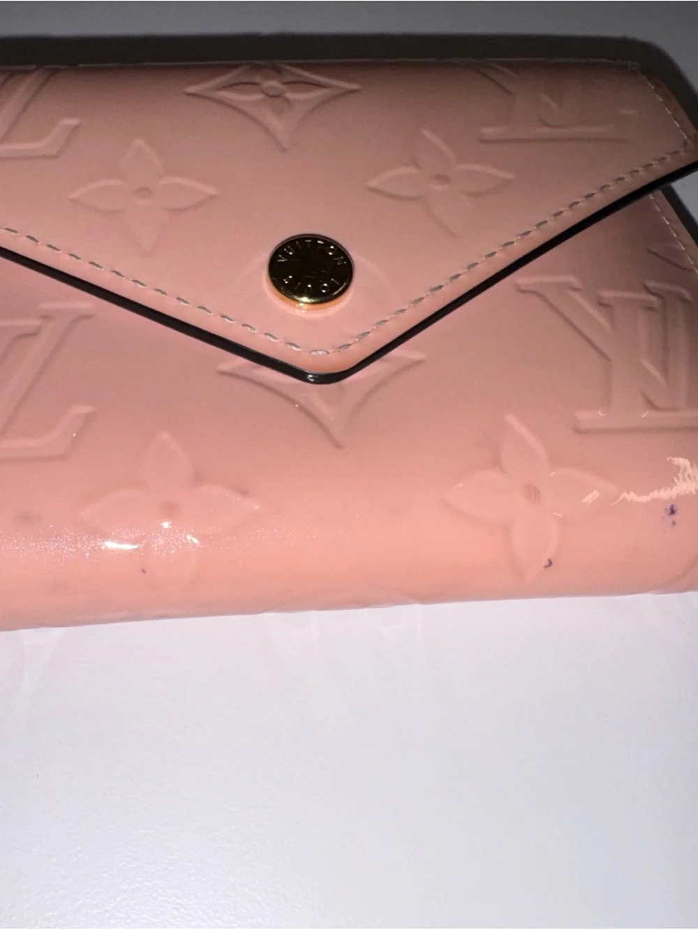 Louis Vuitton Vernis Victorine Wallet Rose Ballerine